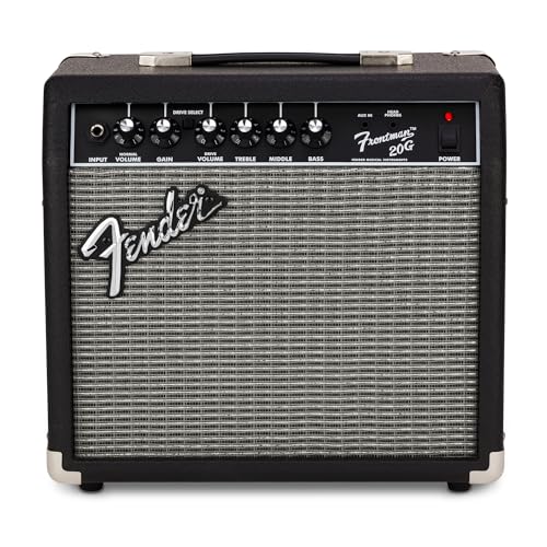 Fender Frontman 20G Guitar Amp, 10 Watts, with 2-Year Warranty 6 Inch Special Design Speaker, 10x16x16...