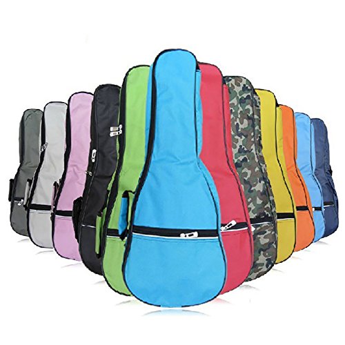 Hot Seal impermeable duradera carcasa colorida para Ukelele con bolsa con almacenamiento, Rosado