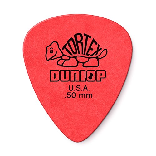 Jim Dunlop Tortex - Púa estándar de 0.50 mm, paquete de 24