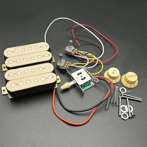 Pastilla Para Guitarra Eléctrica Arnés De Cableado Para Guitarra Eléctrica Con Dos Pastillas Humbucker...