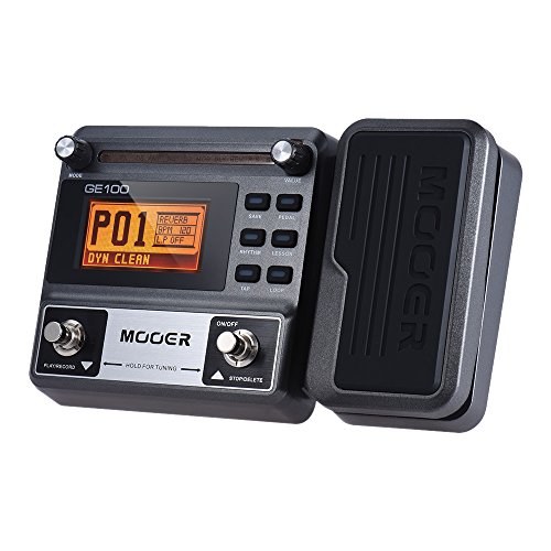 Hosioe GE100 multi-efectos de guitarra pedal de efectos del pador con la grabación en bucle (180...
