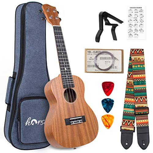 Ukelele Tenor Lotmusic 26 Pulgadas, Kit Principiante con Accesorios, Cuerdas OEM, Guitarra Hawaina,...