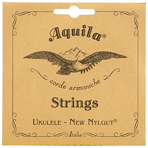 Aquila AQ-15 Tenor Ukulele Strings, New Nylgu, Wound Low G, Set of 4 Strings