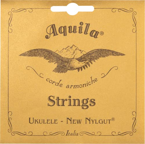 Aquila - Juego de cuerdas para ukelele Nylgut Barítono de 23U - GCEA - afinación alta G