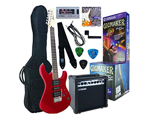 Yamaha ERG121GPIIMR Paquete de Guitarra Eléctrica, rojo