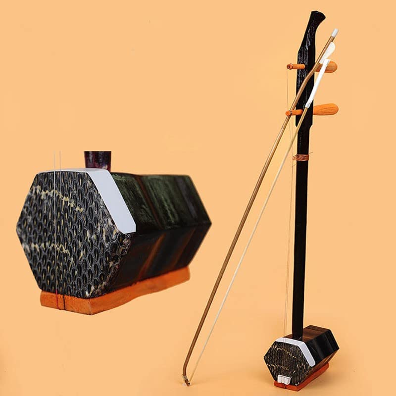 EIERFSKIOT Erhu Chino, violín de 2 Cuerdas, Instrumento Musical Popular Tradicional, Adecuado para...
