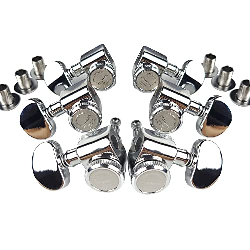 Kaynes - Clavijas de afinación para guitarra de 3 x 3 – Clavijas de afinación de bloqueo para llaves...