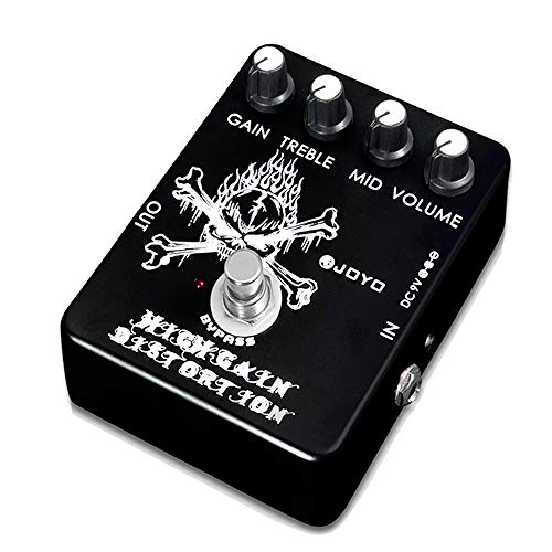 JOYO - Pedal de distorsión de alta ganancia de AC/DC Crunch a metal pesado con ecualizador de rango...