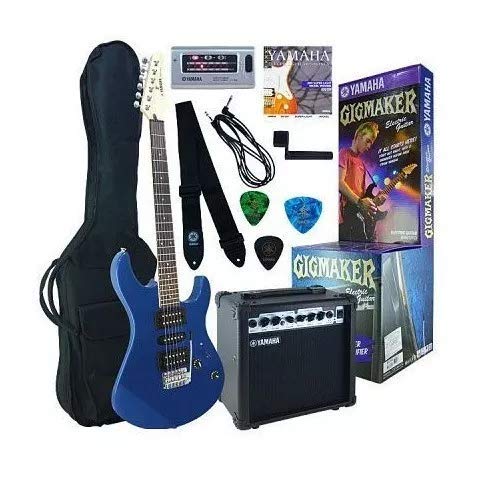Yamaha ERG121GPIIMTU Paquete de Guitarra Eléctrica, Azul Metálico