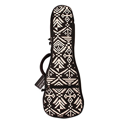 MUSIC FIRST Canvas clásico Style 23/24' Concierto 'Aztec' Ukelele case ukelele bag ukelele cover