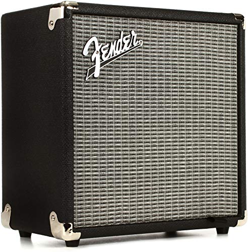 Fender Rumble 15 V3 Bass Amp for Bass Guitar, 15 Watts, with 2-Year Warranty 6 Inch Speaker, with...
