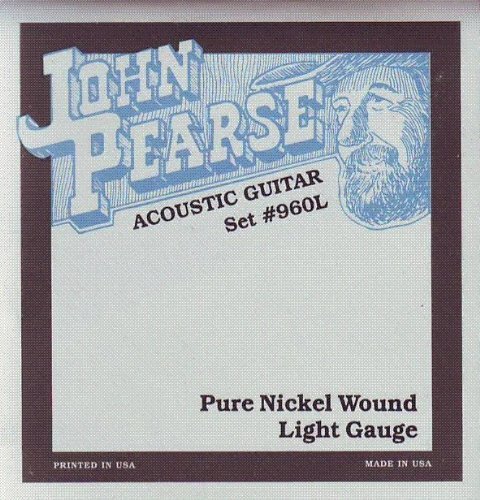 John Pearse - Guitarra acústica (níquel puro, 012 - .054, 960 L)