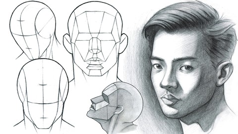 Conceptos básicos de dibujo de retratos simplificados 2023 • Cursos en  Línea BNA