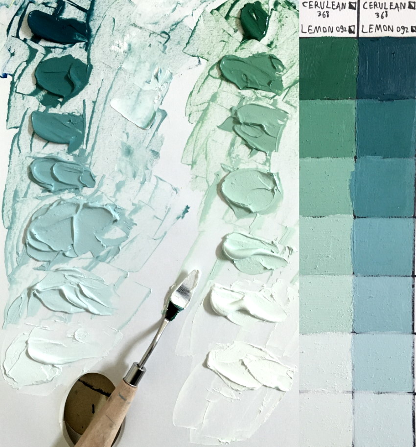 Cómo mezclar pinturas al óleo: la rueda de colores