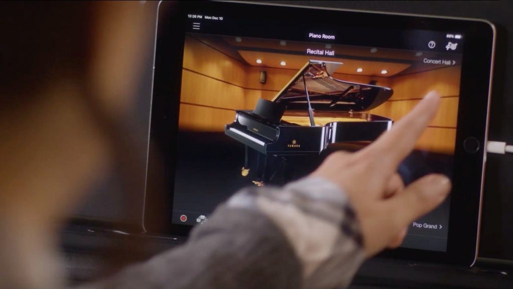 Serie Yamaha Arius con la aplicación Smart Pianist